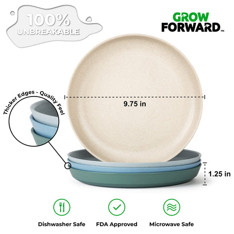 Grow Forward Oasis 28oz bowls provide ample portions for soups or cereals.