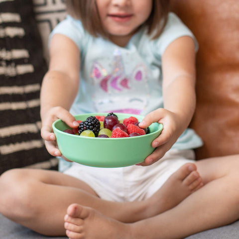 Rainforest color Grow Forward dinnerware adds cheerful look to meals
