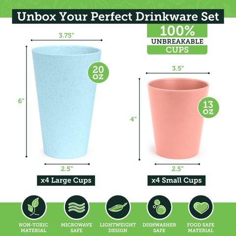 Grow Forward unbreakable cups showing durable, kid-friendly design