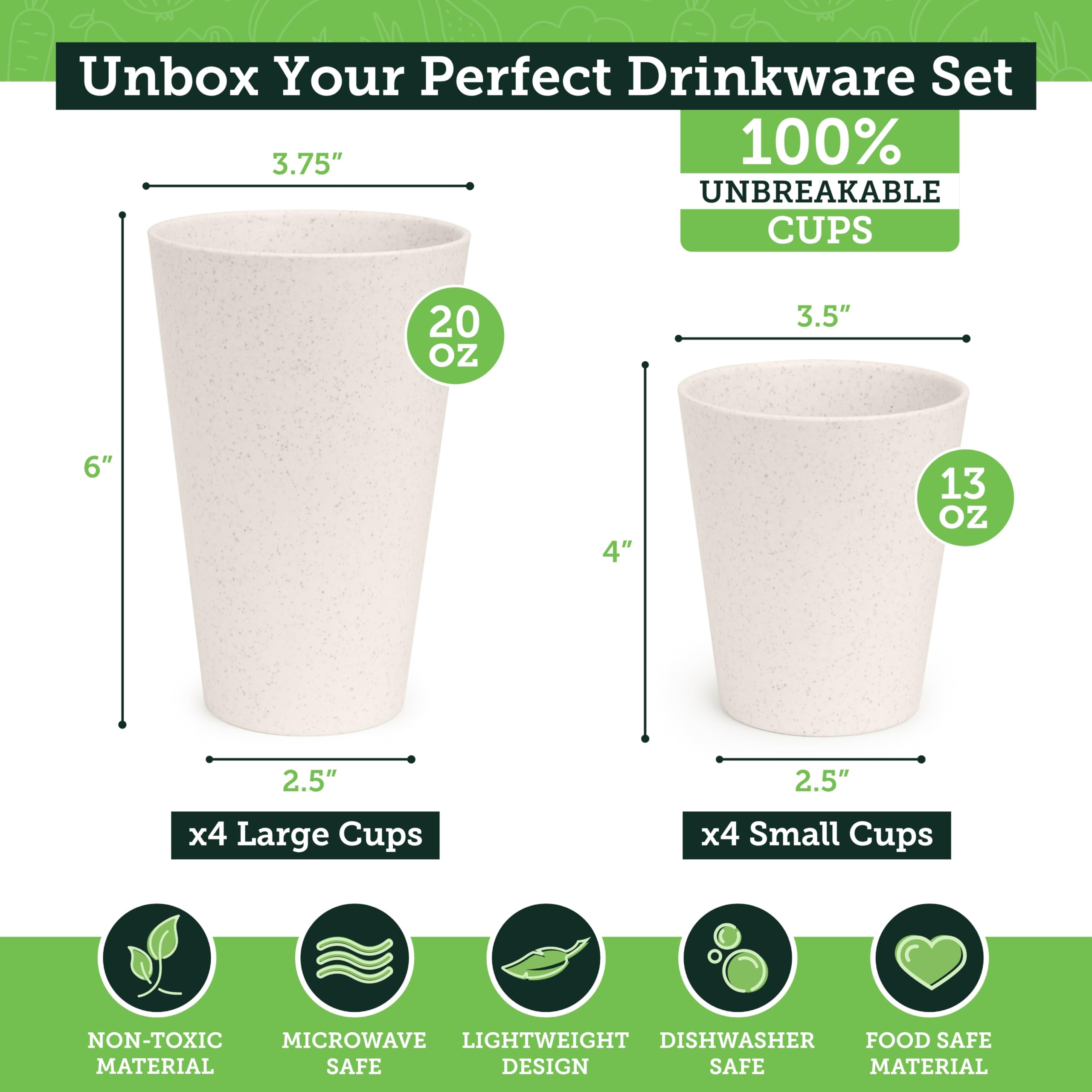 Grow Forward unbreakable cup, ideal for kids and busy homes.