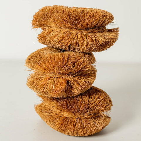 GrowByCoco Tawashi in Kamenoko design with natural fibers.