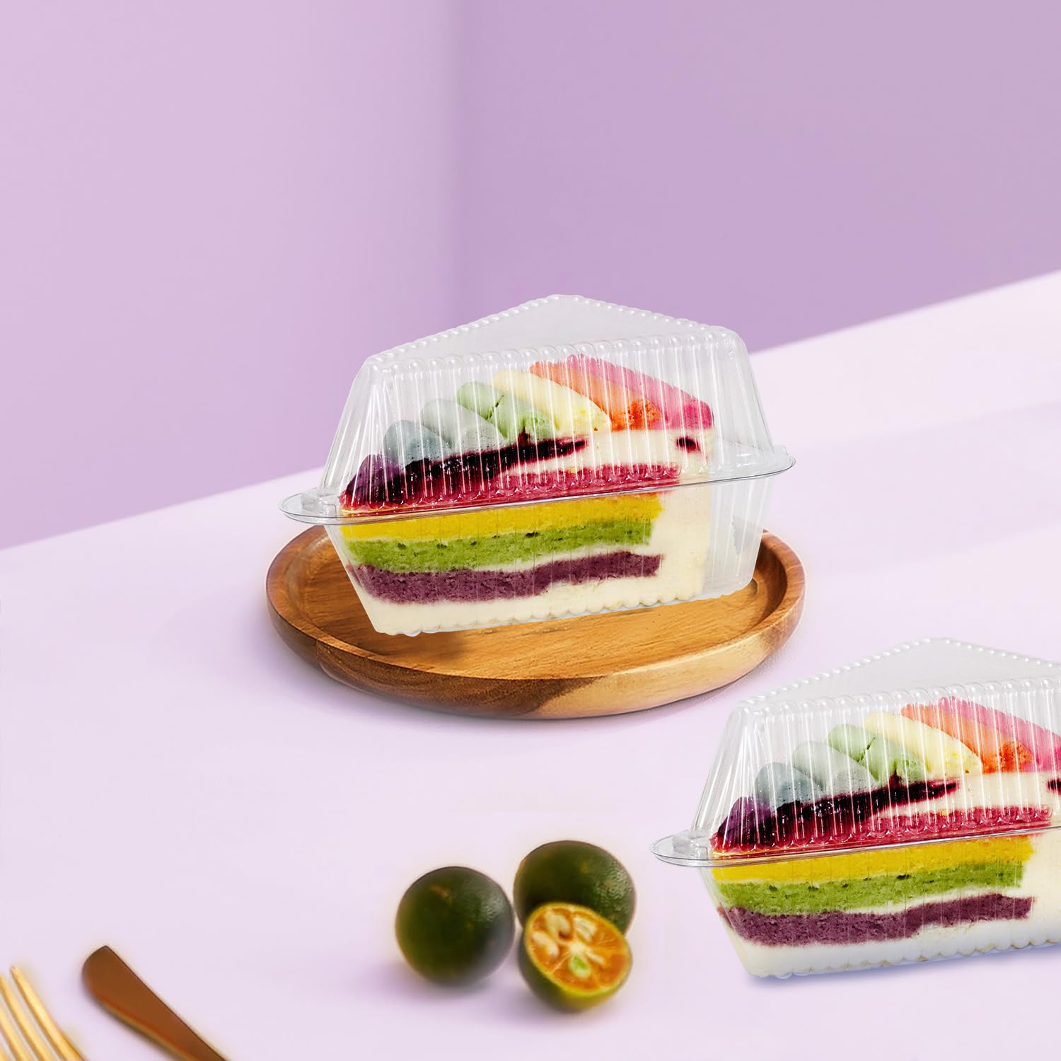 GRWJHUM disposable dessert container 6-to-8-inch size for servings