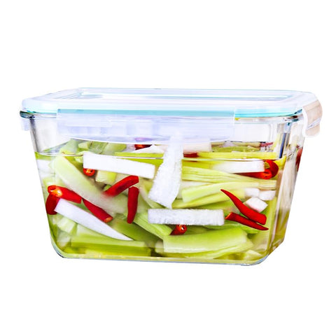 GRZJOPP airtight locking lid keeps aromas fresh and prevents leaks.