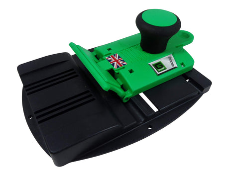 GSHARP Sharp Edge mortice chisel angle setup for consistent edge alignment.
