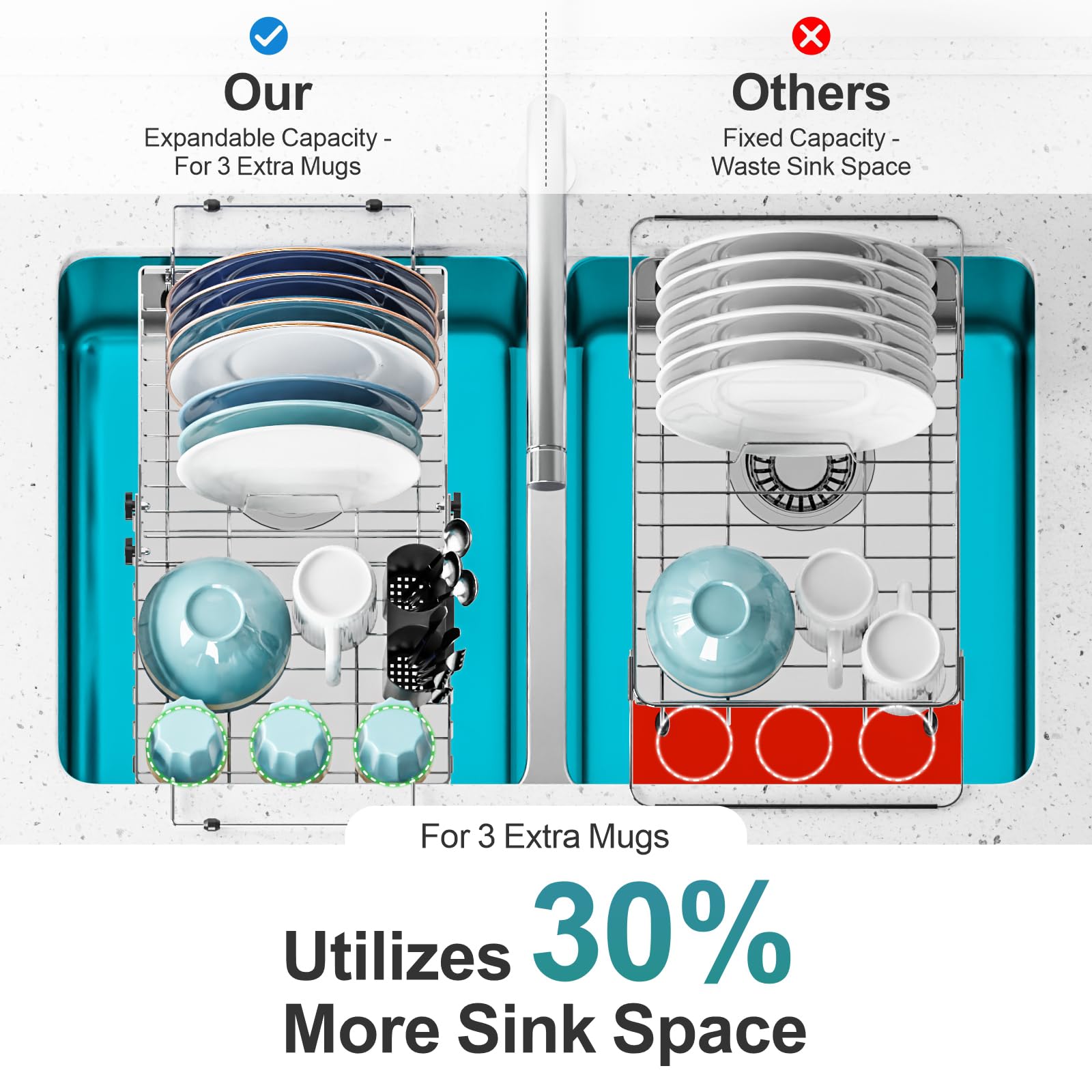GSlife 90-degree L-shaped support provides stable mounting.