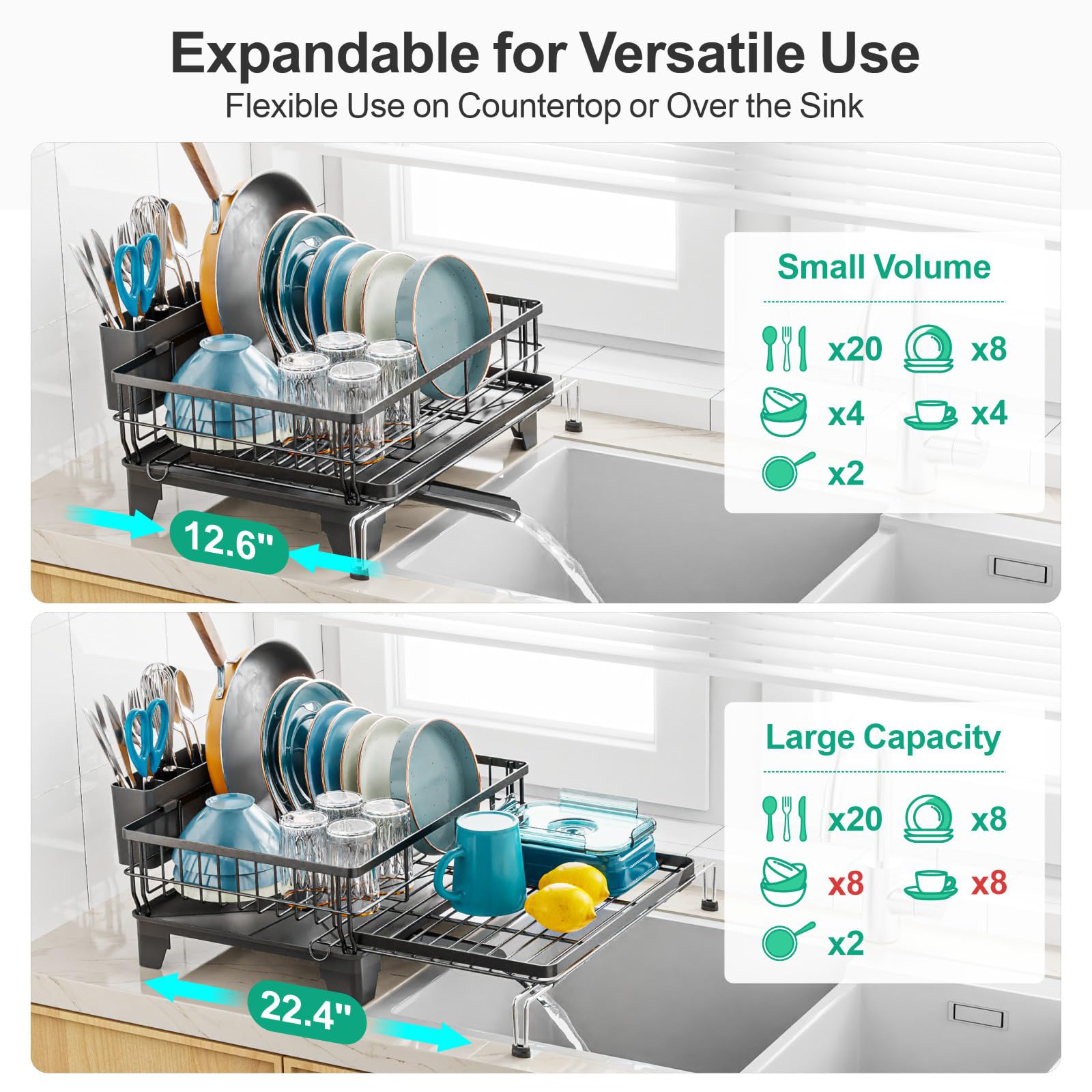 GSlife pan-slots keep pans separate and protected.