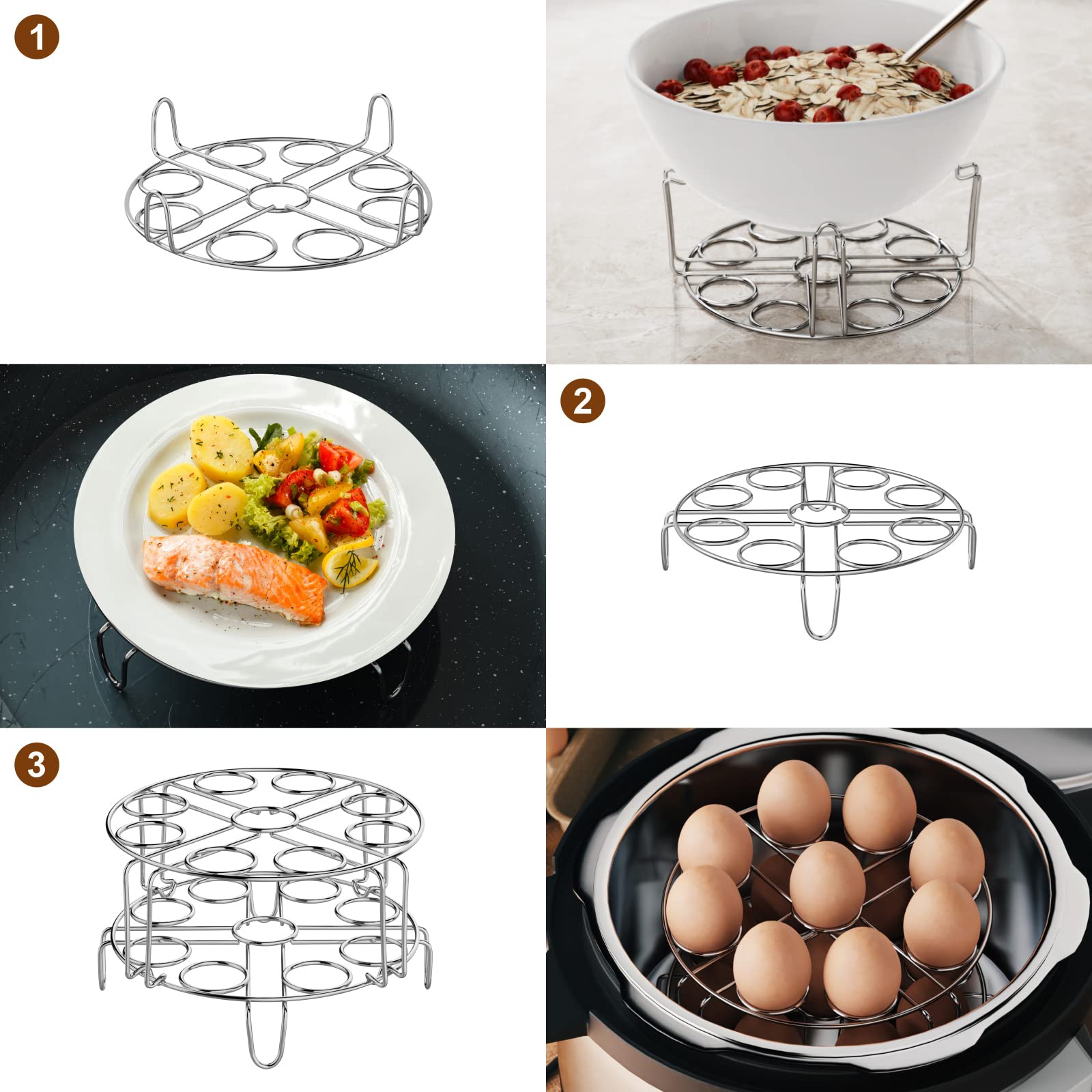 GSlife food-grade 304 stainless steel construction remains rustproof