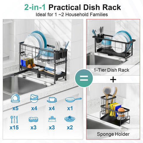 GSlife 360 drainage system prevents pooling and keeps countertops dry