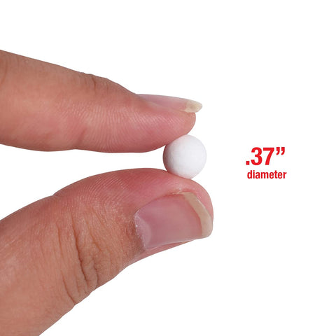 GSM Brands ceramic pie weights are washable and reusable after drying