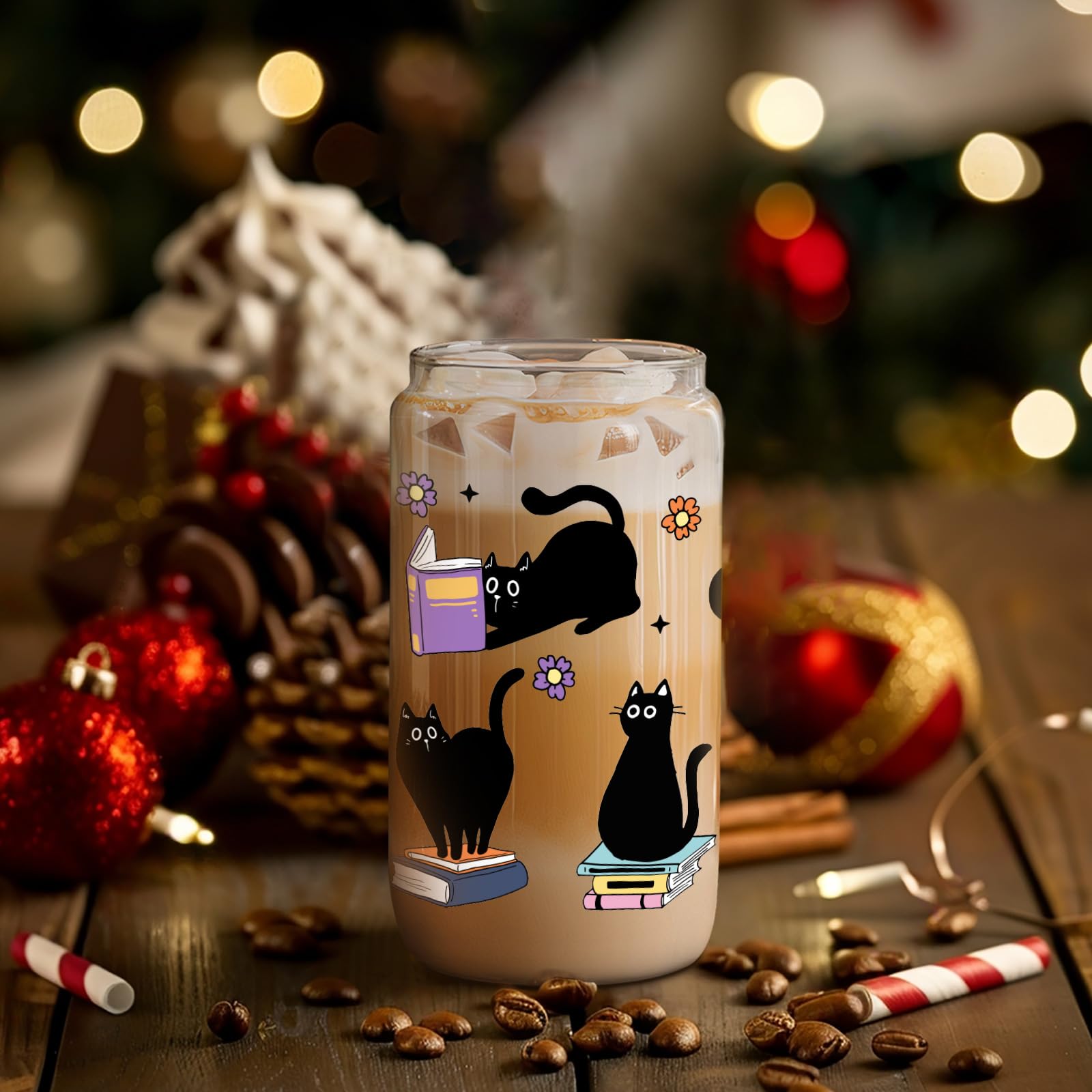 GSPY 16-ounce capacity suits iced coffee, smoothies, or tea.