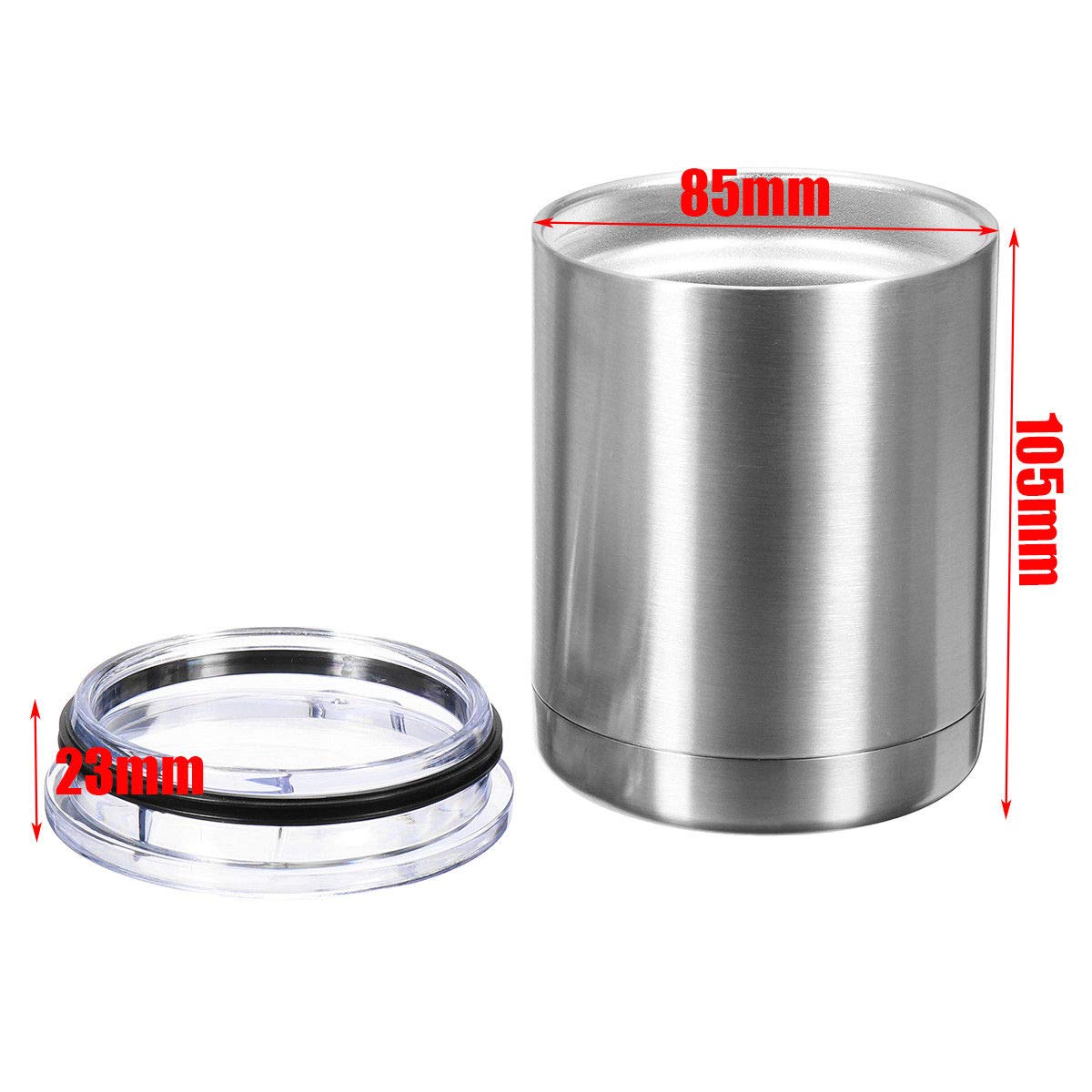Gteller 10oz Lowball Tumbler compact portable size for travel.