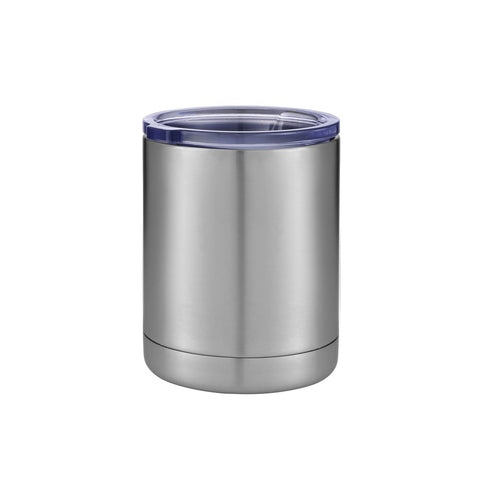 Gteller 10oz Lowball Tumbler front view showing compact travel-friendly design.
