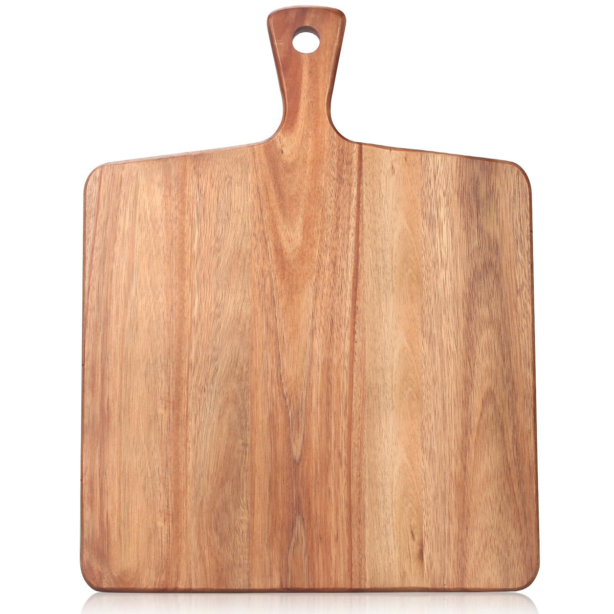 Gtencemen acacia cutting board top view shows large prep surface
