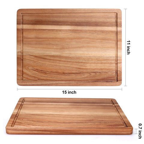 Gtencemen Acacia cutting board durable hardwood for daily kitchen use.