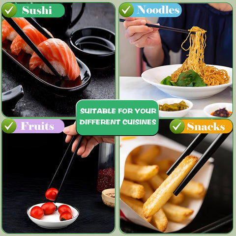 GTIEDIK non-slip bamboo-style chopsticks, comfortable grip
