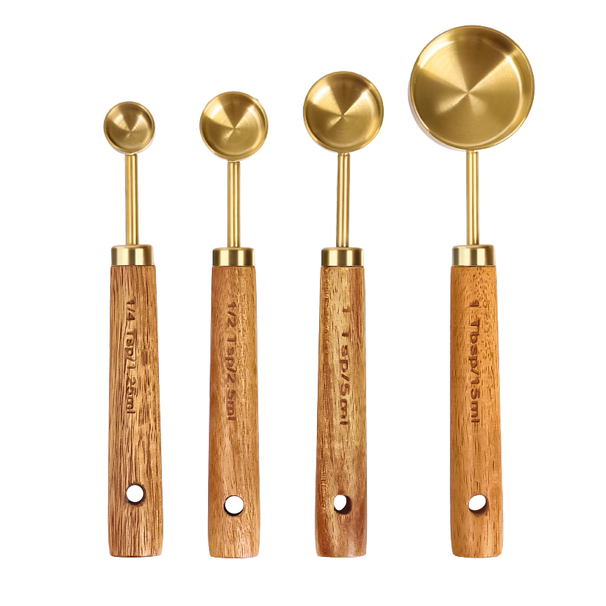 GuDoQi engraved measurements ensure quick, accurate readings in US and metric.