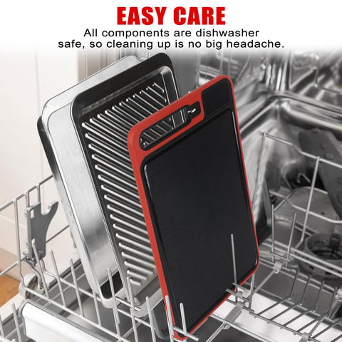 GuanBoXin heavy-duty stainless steel trays withstand heat and busy grills