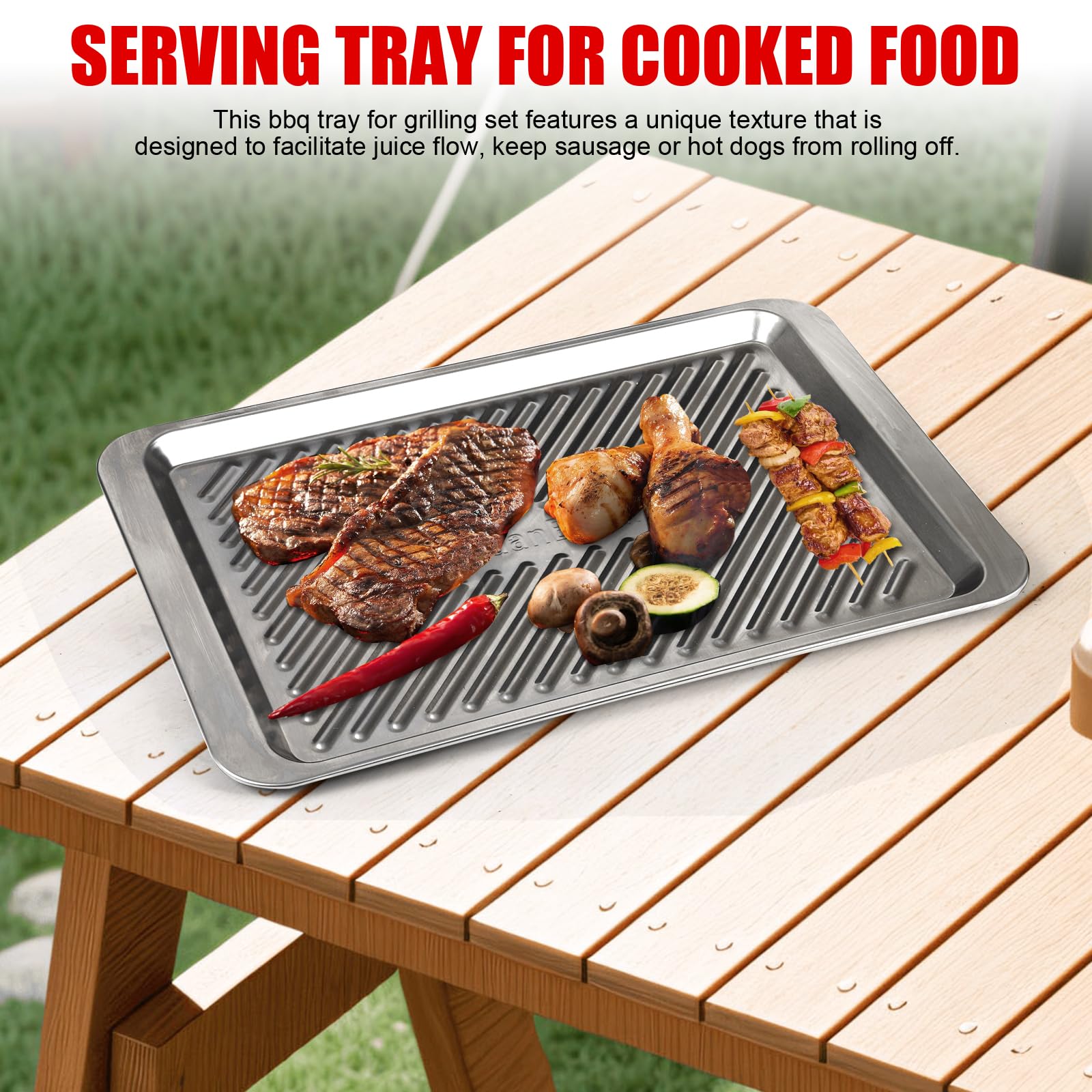 GuanBoXin plastic cutting board paired with tray for a compact prep station