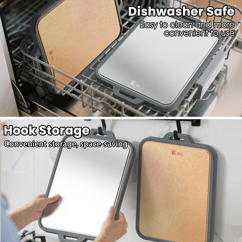 Guanci board hanging hole enables space-saving vertical storage