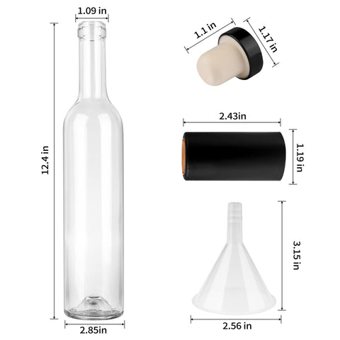 Close-up of GUANENA cork lid on a glass bottle highlighting the seal