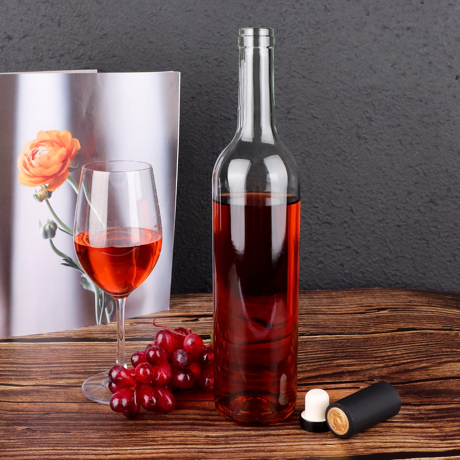 GUANENA bottles suitable for kombucha, wine, juice, and more.