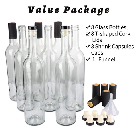 GUANENA T-shaped stopper and PVC capsule provide air-tight sealing.