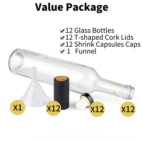 Slim straight glass bottle design by GUANENA for easy handling