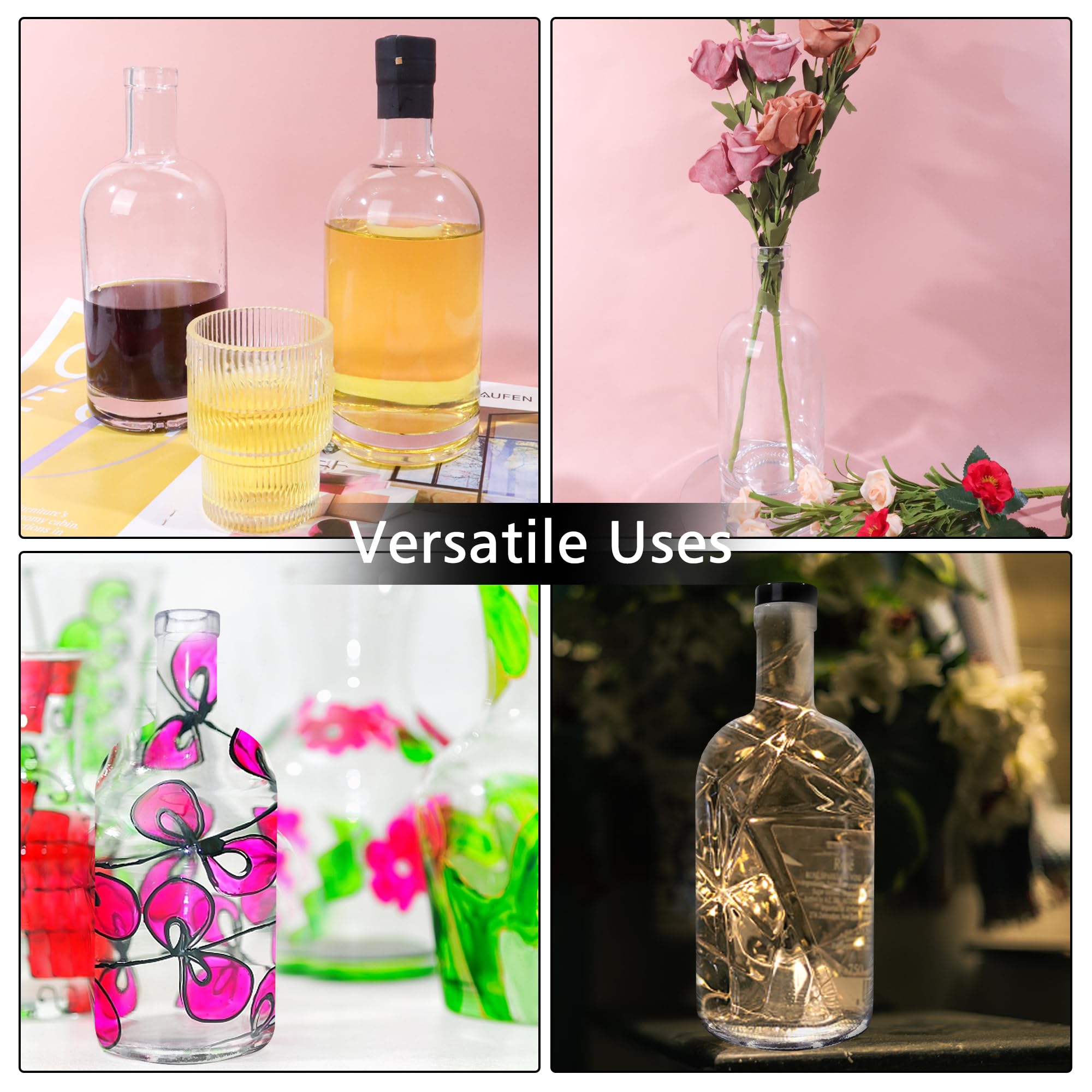 GUANENA versatile bottles suitable for wine, mead, soda and more at home