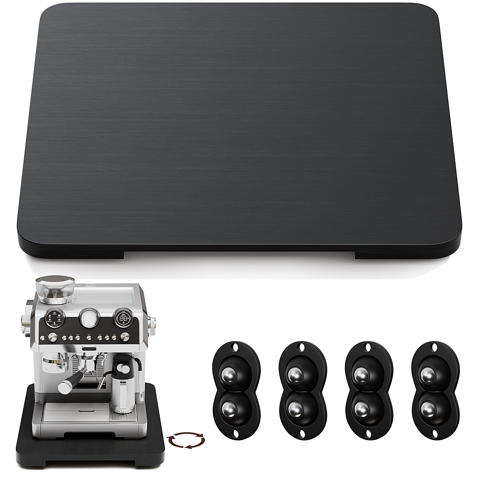 GuanQiao 360° rotation slider enables easy movement of heavy appliances.