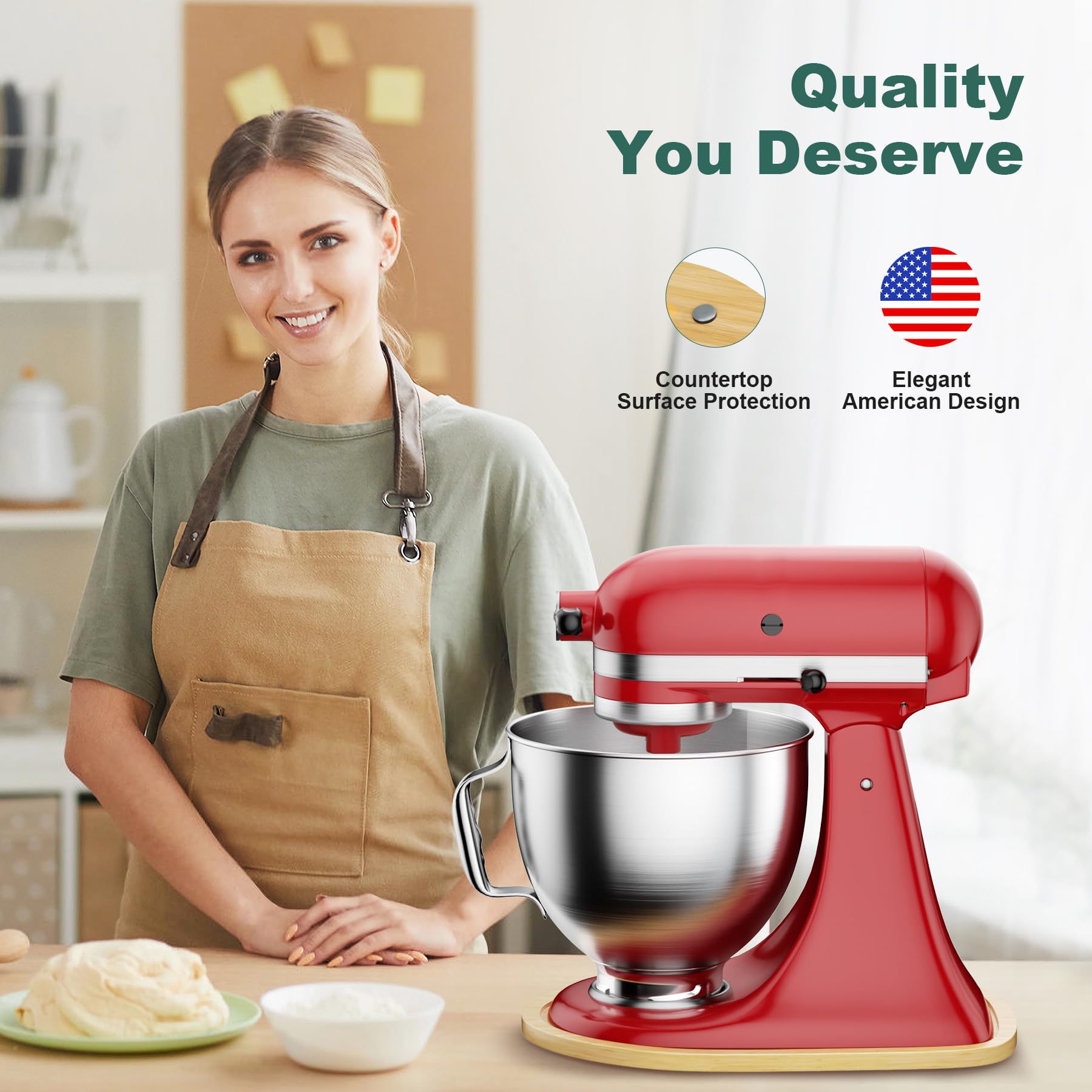 GuanQiao American-designed bamboo slider built to last and protect counters