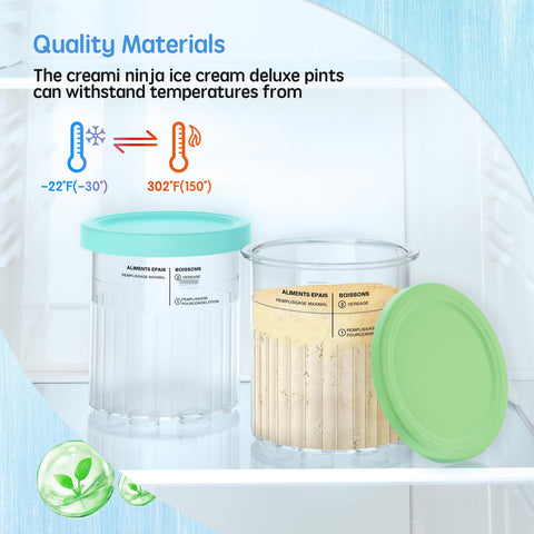 GuanQiao Creami Deluxe 24 oz capacity for sharing treats.