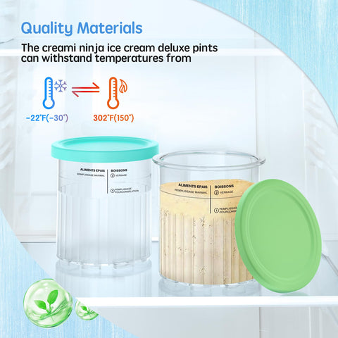 GuanQiao Creami Deluxe metal scoop for easy serving.