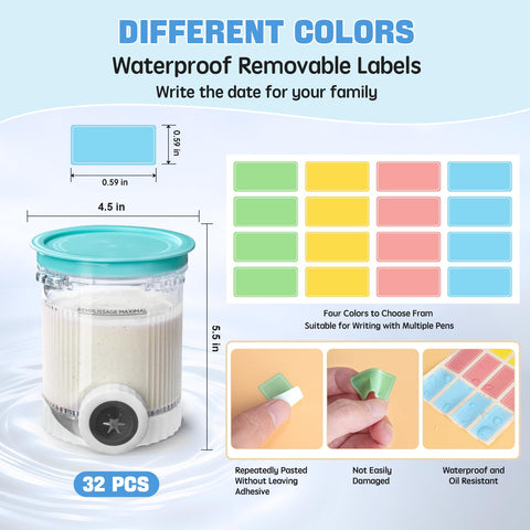 GuanQiao Creami Swirl kit includes nozzles and spoons for precise servings.