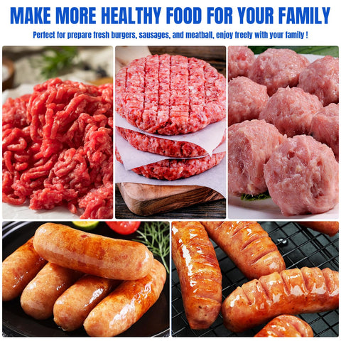GuanQiao cutting blades deliver precise mince for burgers and sausages.