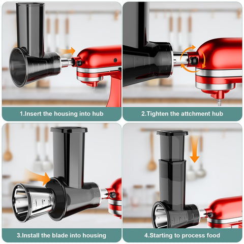 GuanQiao dishwasher-safe attachment for easy top-rack cleaning.