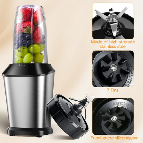 GuanQiao dishwasher-safe blade components for easy cleanup