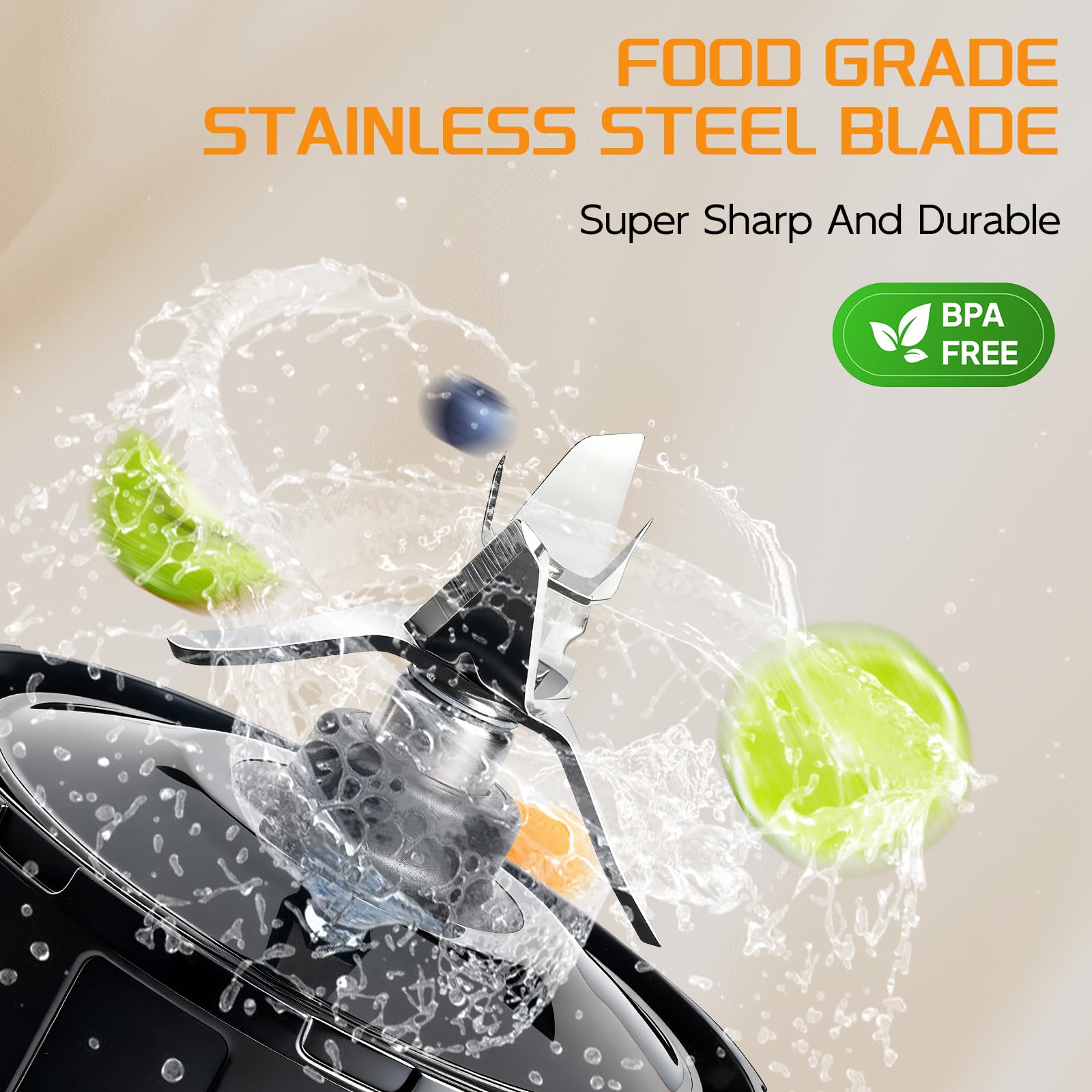 GuanQiao extractor blade 7 fins kit for Nutri Ninja compatibility