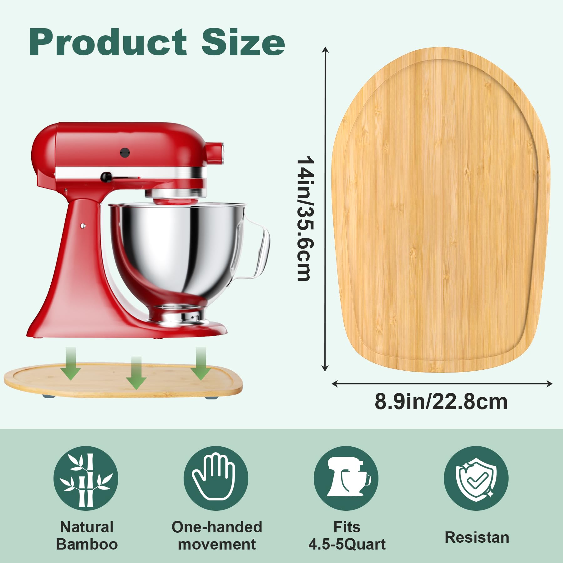GuanQiao counter-top saver mat keeps surfaces scratch-free during mixing