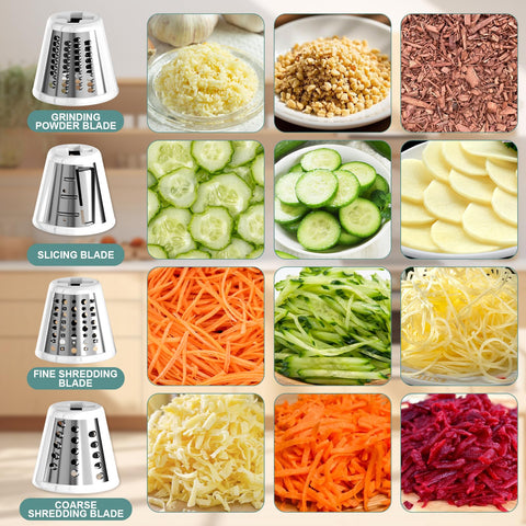 GuanQiao large feeding tube enables processing whole vegetables with minimal prep.
