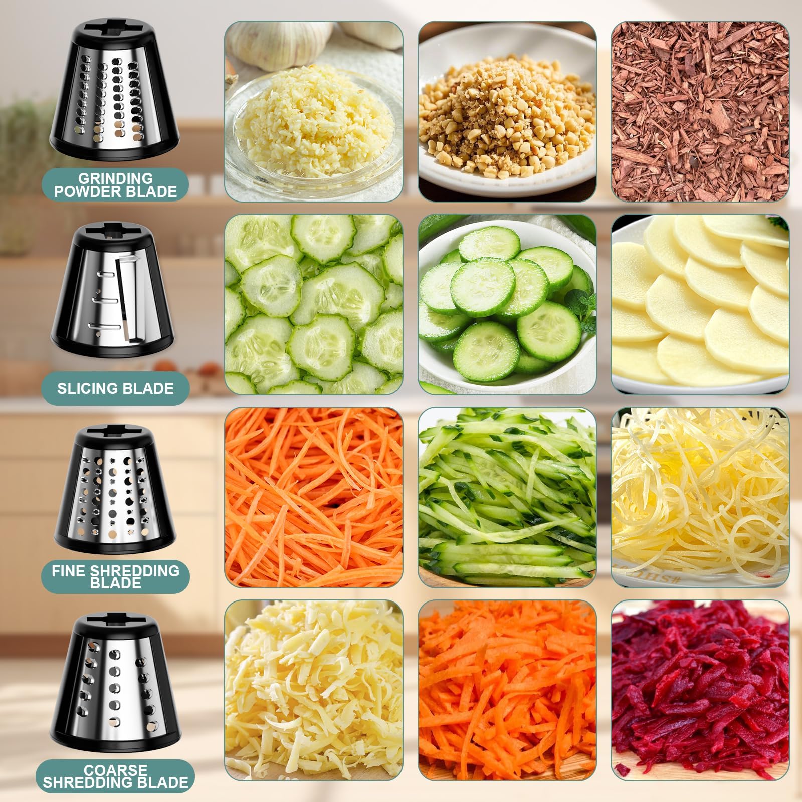 GuanQiao large feeding tube accommodates whole potatoes and cucumbers with ease.