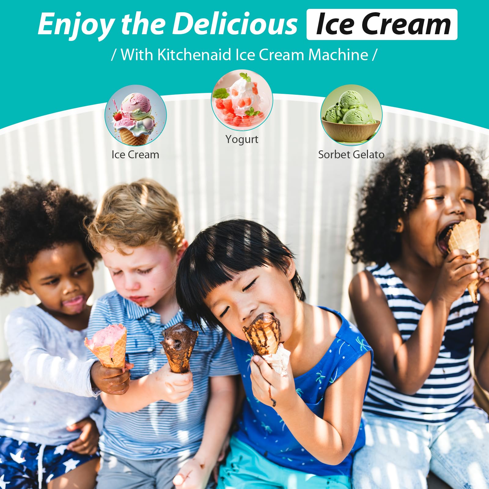 GuanQiao ice cream maker package includes essential components