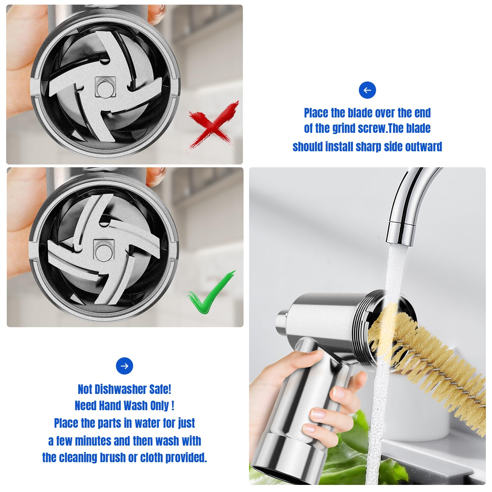 GuanQiao removable food tray aids prep and clean handling of ingredients.