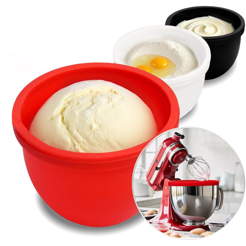 GuanQiao silicone bowl liners fit 5 Qt KitchenAid for versatile prep