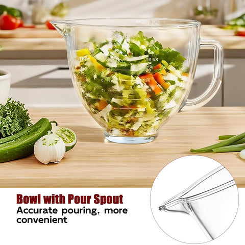 GuanQiao transparent glass allows monitoring of mixing progress at a glance.
