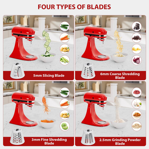 GuanQiao cheese grater blades 5mm slice for cheese and toppings.