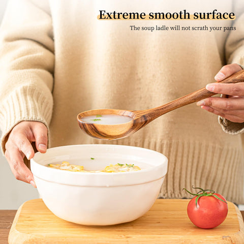 Gudamaye easy-clean ladle stays glossy with a light wash.