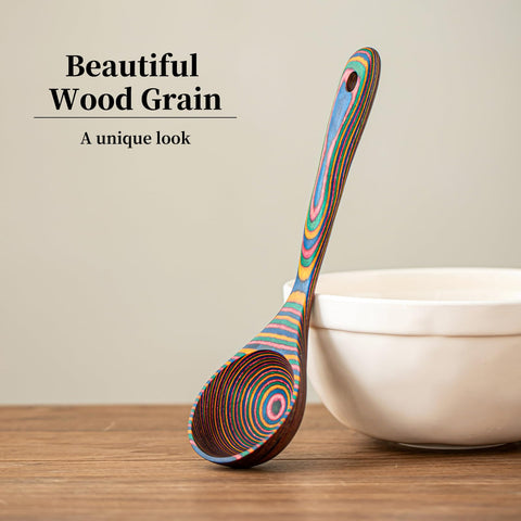 Gudamaye easy-clean wood utensil, quick rinse and wipe after use