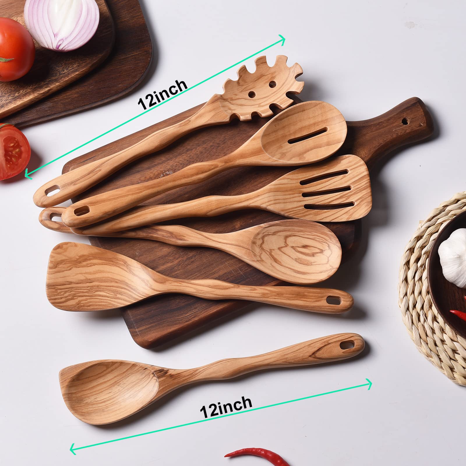 Gudamaye long-handle cooking spoon offers comfortable reach and safer handling near hot liquids