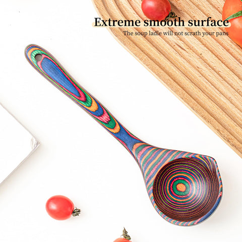 Gudamaye rainbow ladle adds color and practicality to your kitchen.