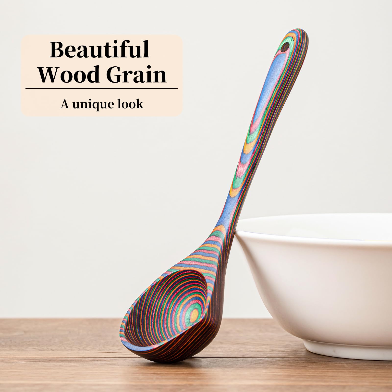 Gudamaye 9.6 inch ladle is easy to clean and store.
